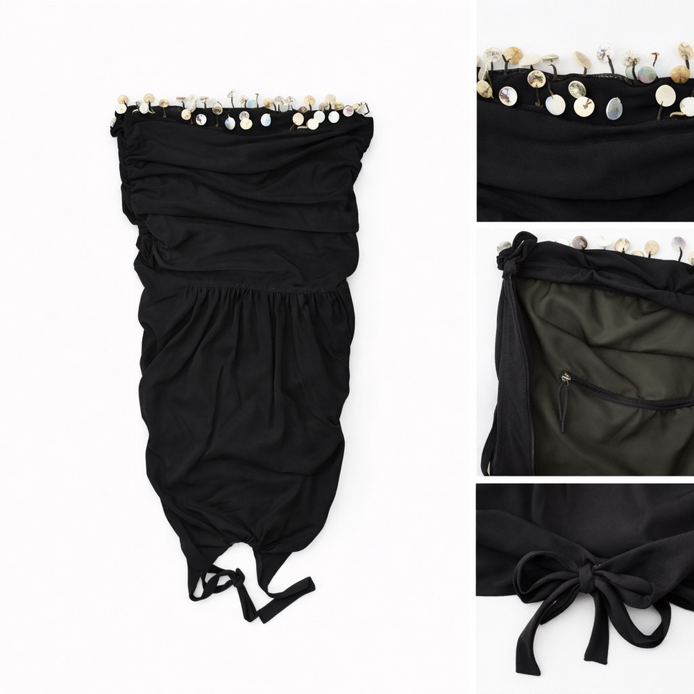 Edikted Backless Mini Dress with Shell Embellishments - Picture 3 of 3